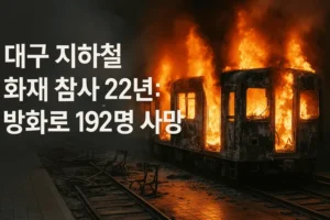 대구지하철화재참사22년:방화로192명사망...-썸네일이미지