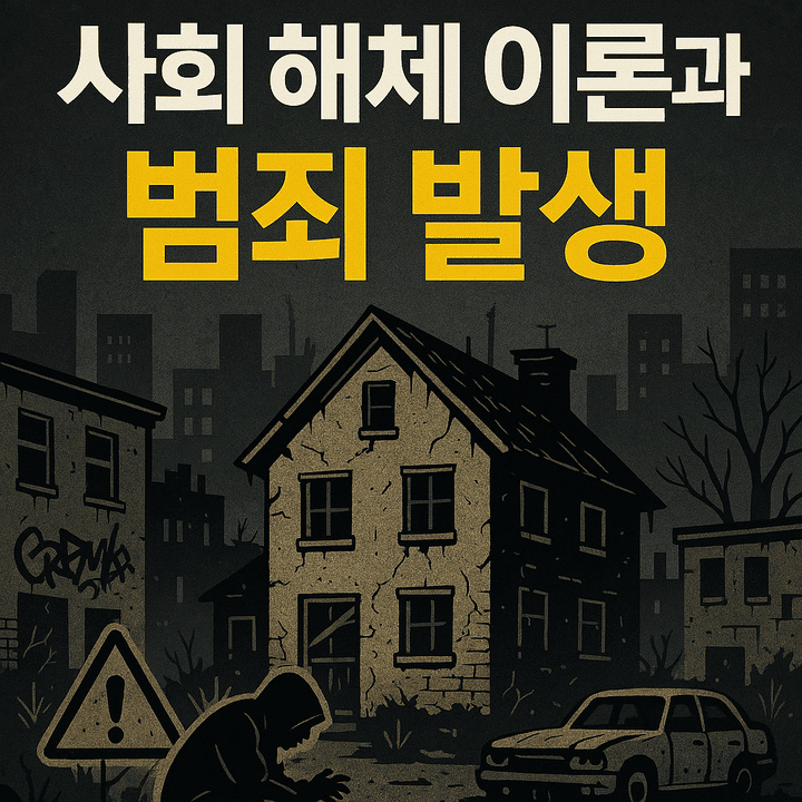 사회해체이론과범죄발생