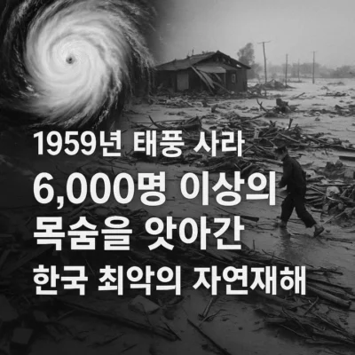 1959년태풍사라6,000명이상의목숨을앗아간한국최악의자연재해-썸네일이미지