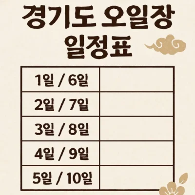 경기도오일장일정표-썸네일이미지