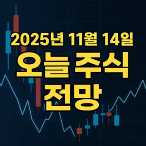 오늘주식전망(2025년11월14일)