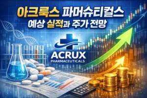 아크룩스파머슈티컬스예상 실적과주가전망-썸네일이미지