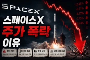 스페이스X주가폭락-썸네일이미지