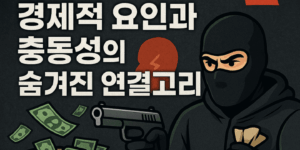 강도 범죄의 심리적 배경 경제적 요인과 충동성의 숨겨진 연결고리