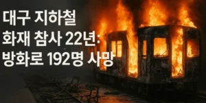 대구지하철화재참사22년:방화로192명사망...-썸네일이미지