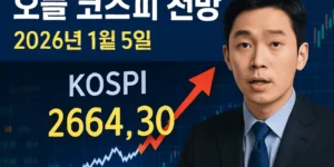 오늘코스피전망(2026년1월5일)-썸네일이미지