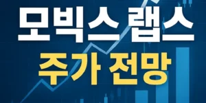 모빅스 랩스 주가 전망