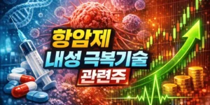 항암제내성극복기술관련주